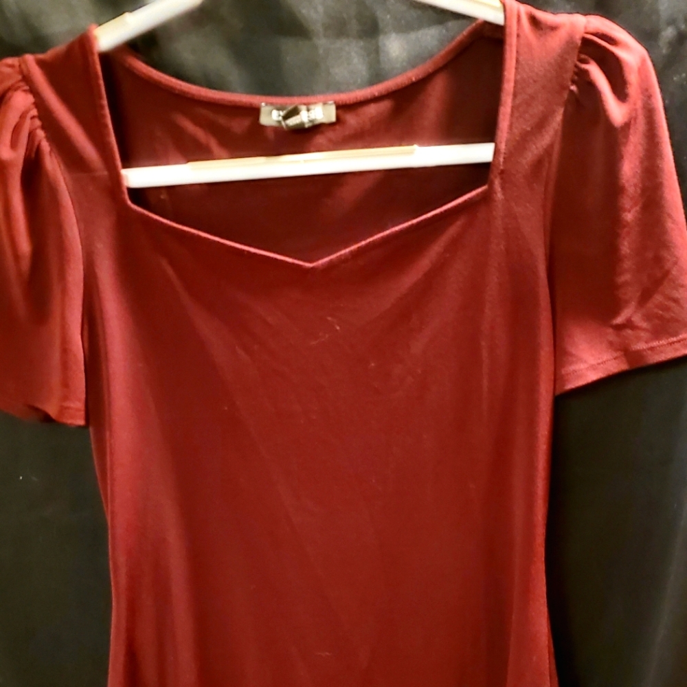 fitted sweetheart blouse